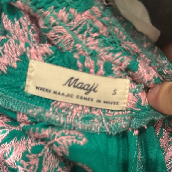 Maaji Teal and Pink Floral Dress - Picture 2 of 6